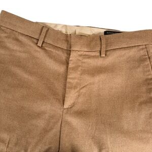 Banana Republic Tapered Fit Wool Dress Pants Flat Front Mens 32x29 Brown